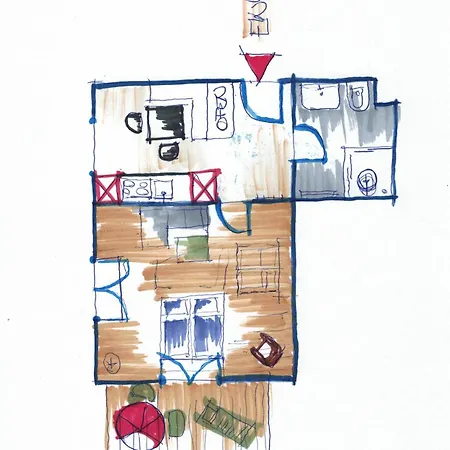شقة Stadtappartement سالفلدن ام ستينه
