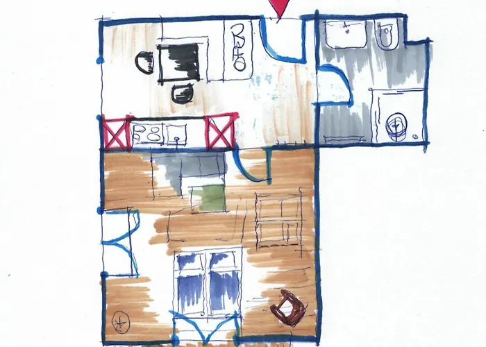 아파트 Stadtappartement 살펠덴암스타이너르넨미어